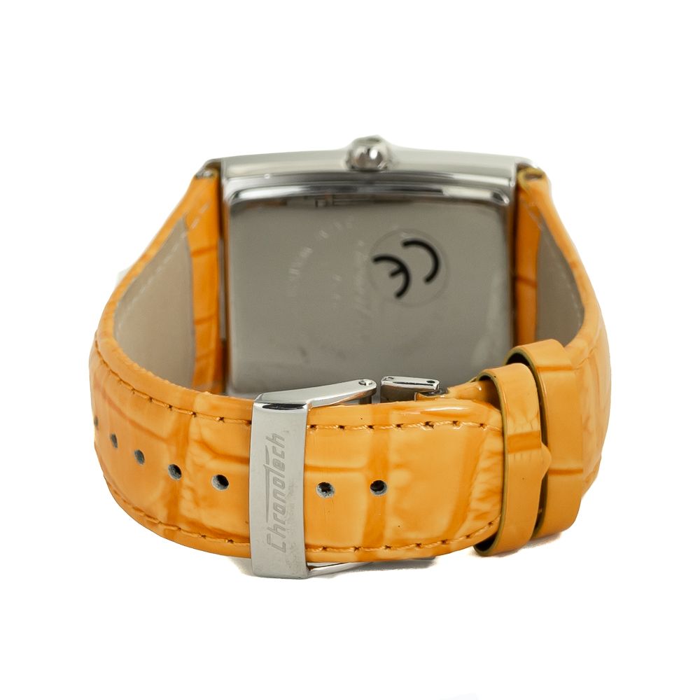 Orange Leather Watch