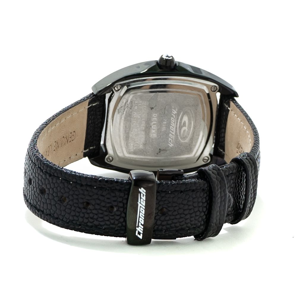 Black Leather Watch