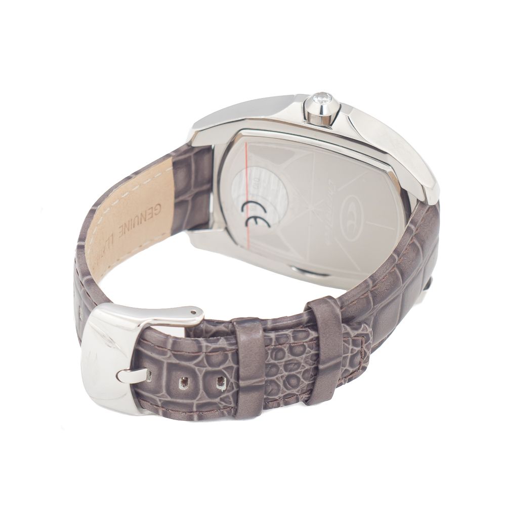 Gray Leather Watch