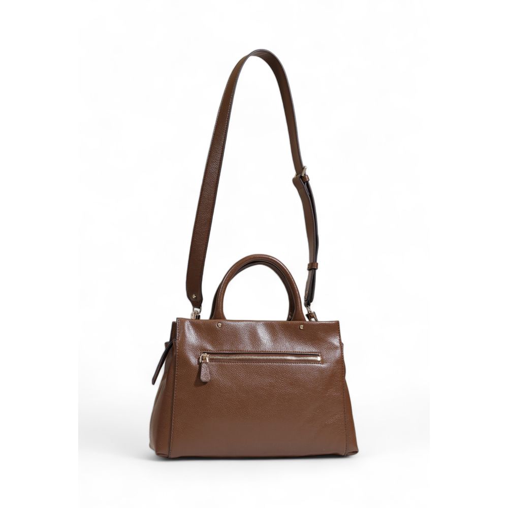 Brown Polyethylene Handbag