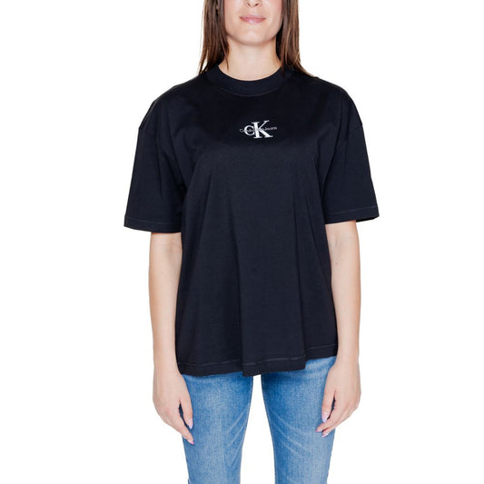 Black Cotton Tops & T-Shirt