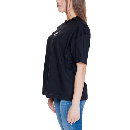 Black Cotton Tops & T-Shirt