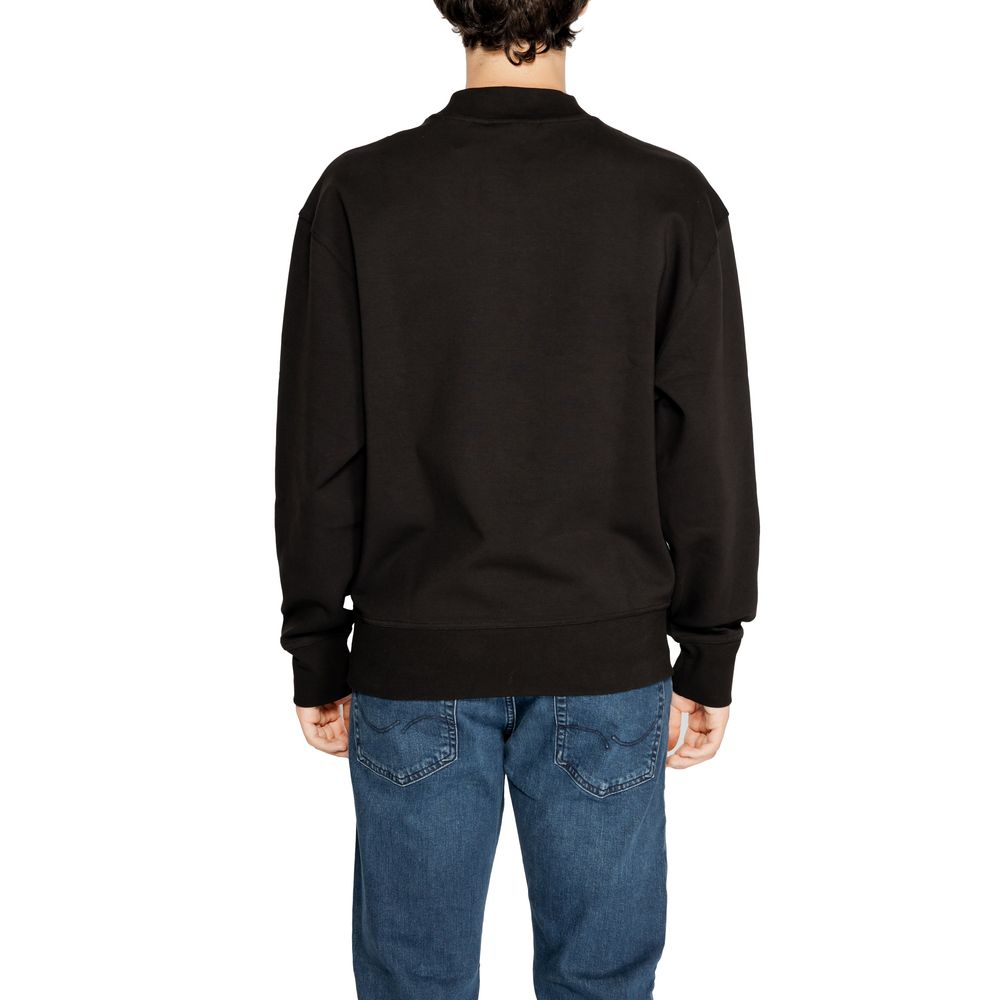 Black Cotton Rigenerato Sweater