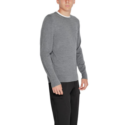 Gray Recycled Wool Sportswear