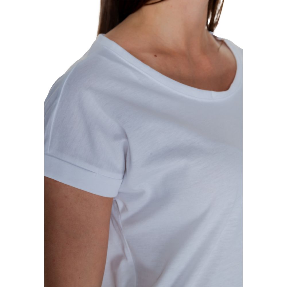 White Cotton Tops & T-Shirt