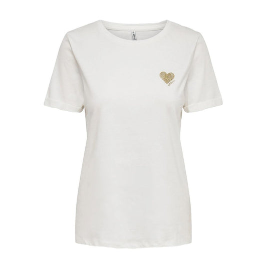 White Cotton Tops & T-Shirt