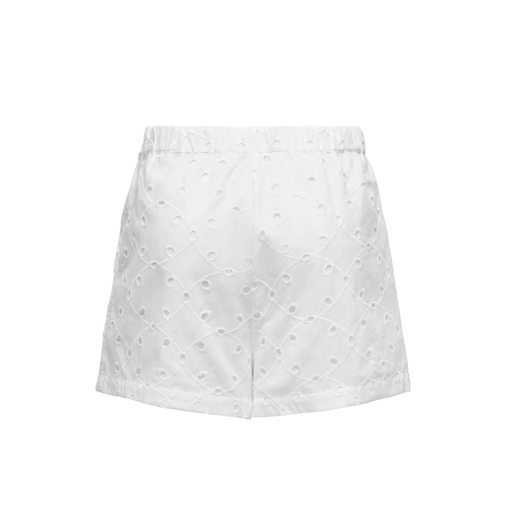 White Cotton Short