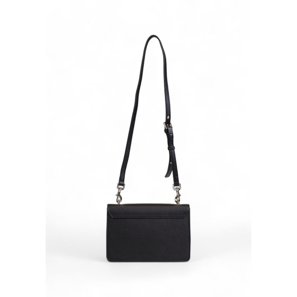 Black Polyester Handbag