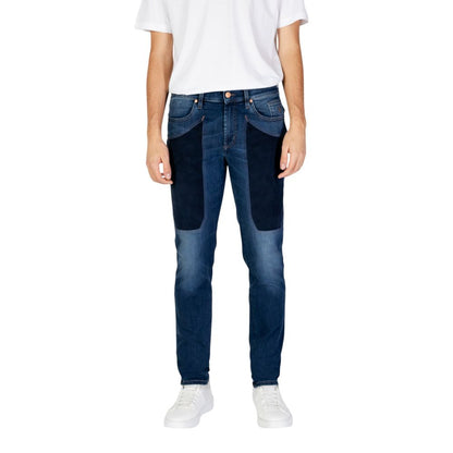 Blue Cotton Jeans & Pant