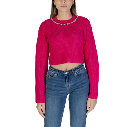 Pink Recycled Polyester Sweater