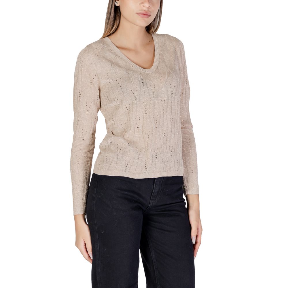 Beige Viscose Tops & T-Shirt