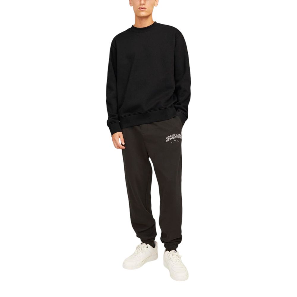 Black Cotton Sweatshirt