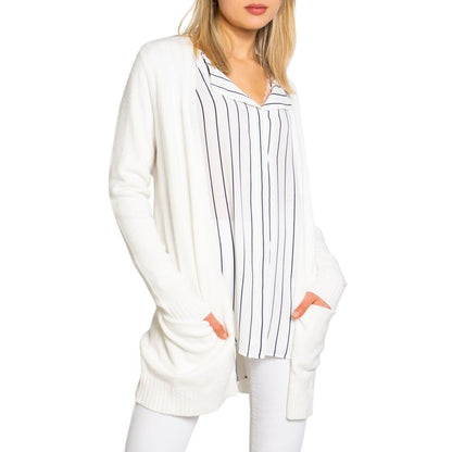 White Viscose Cardigan