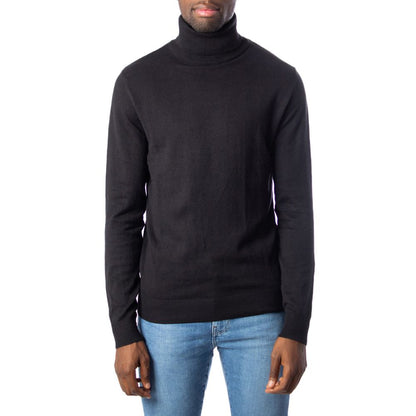 Black Cotton Sweater