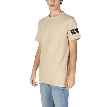 Beige Cotton T-Shirt