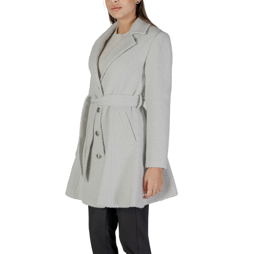 Gray Polyester Jackets & Coat