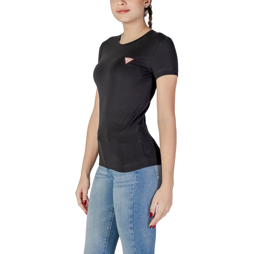 Black Cotton Tops & T-Shirt