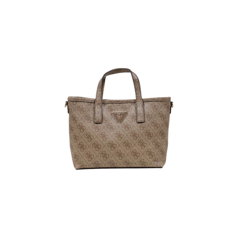 Beige Polyethylene Handbag