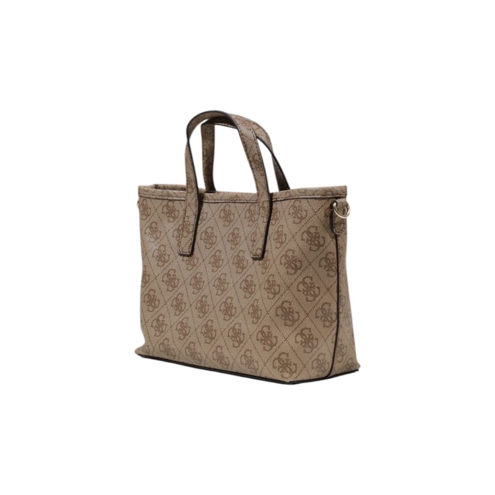 Beige Polyethylene Handbag