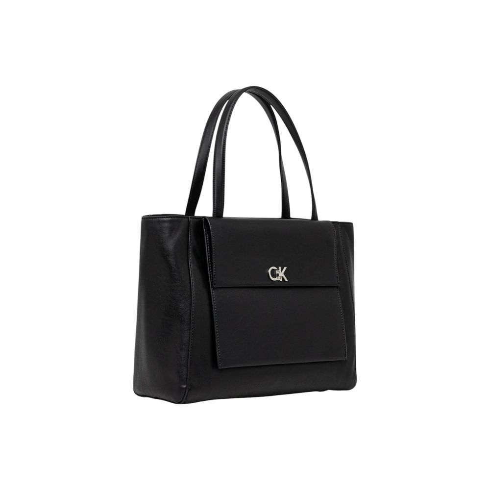 Black Recycled Polyester Handbag