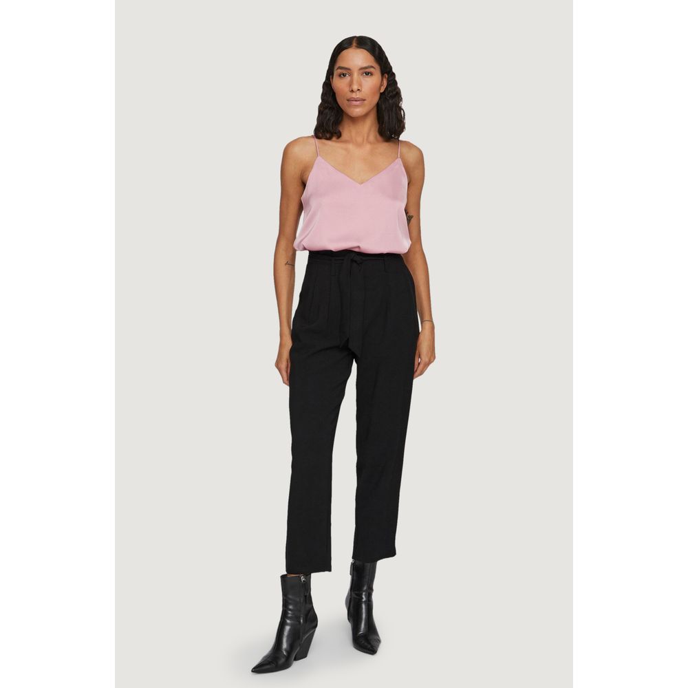 Black Viscose Jeans & Pant