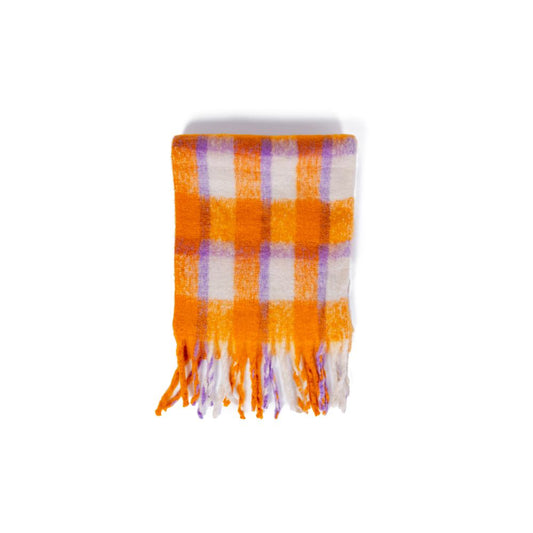 Orange Polyester Scarf