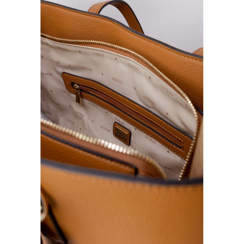 Brown Polyethylene Handbag