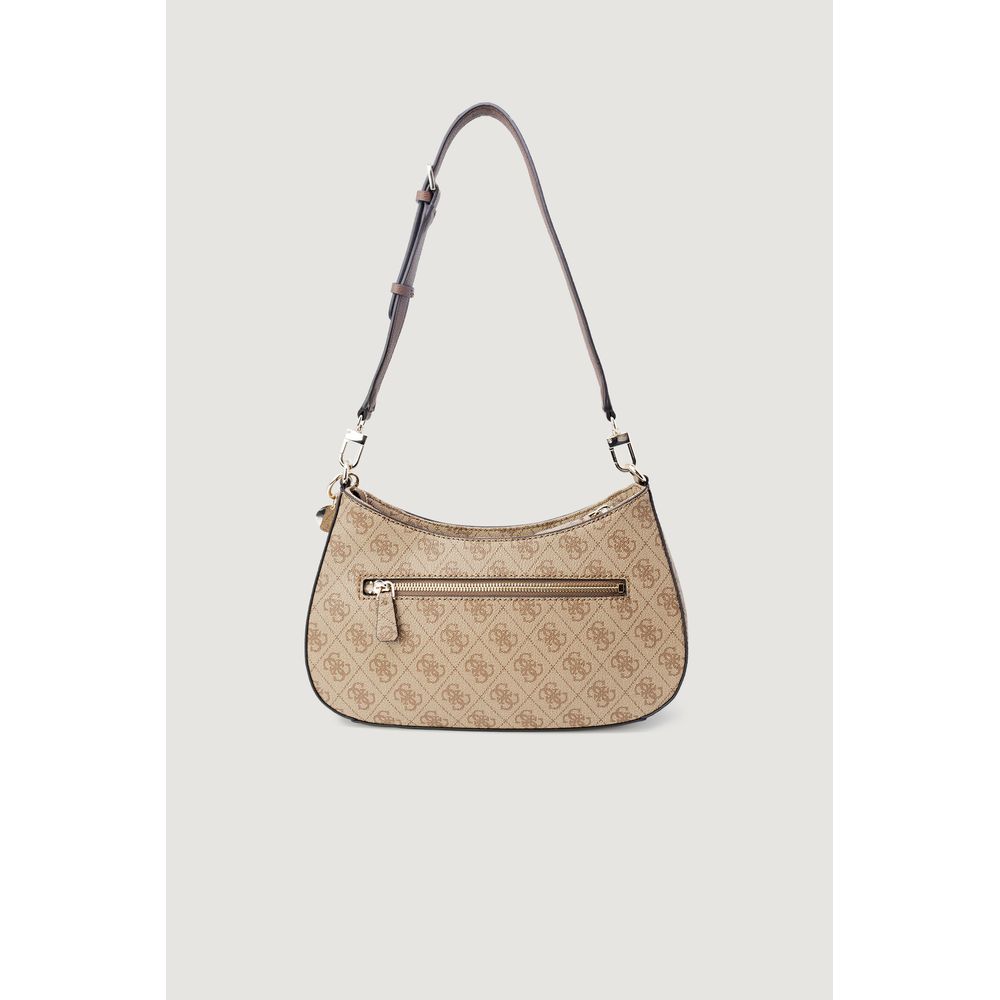 Beige Polyethylene Handbag