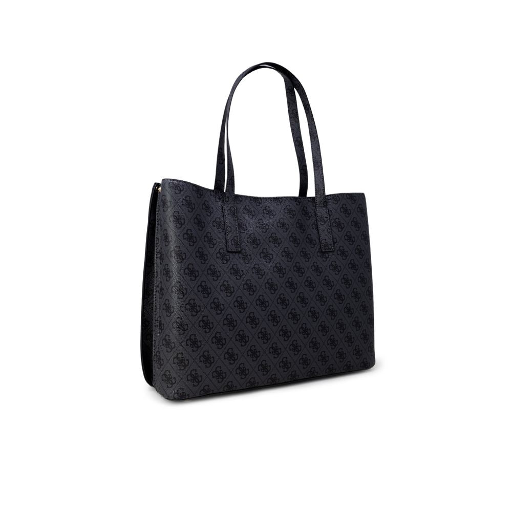 Gray Polyethylene Handbag