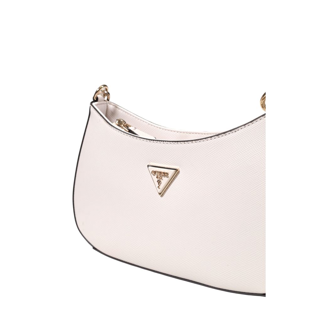 Cream Polyester Handbag