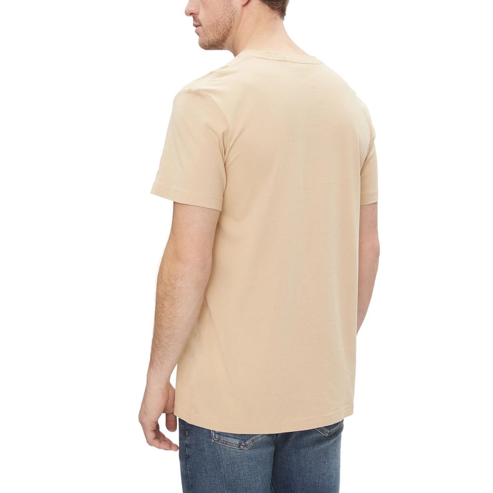 Beige Organic Cotton T-Shirt