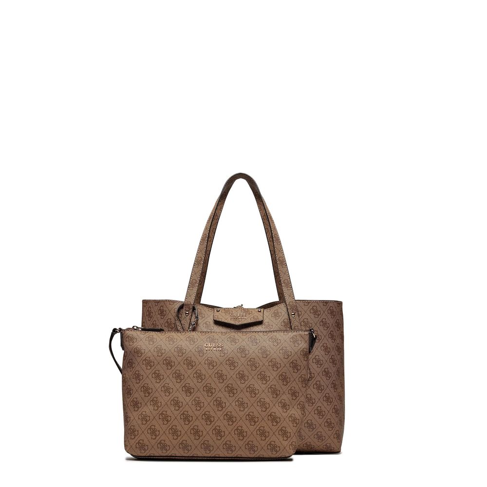 Brown Polyethylene Handbag