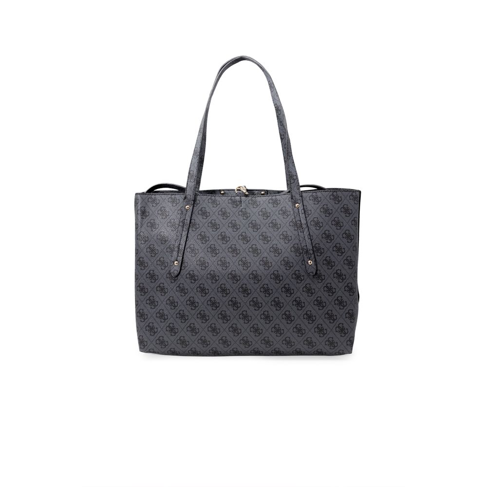 Gray Polyethylene Handbag