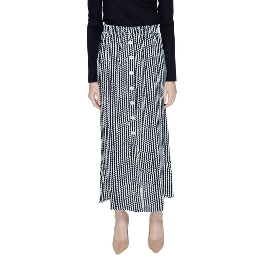 Black Viscose Skirt