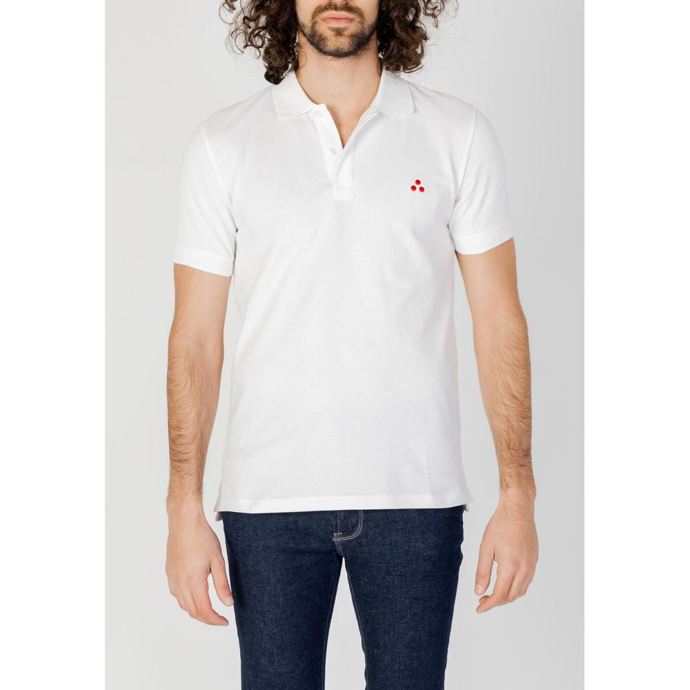 White Cotton Polo Shirt