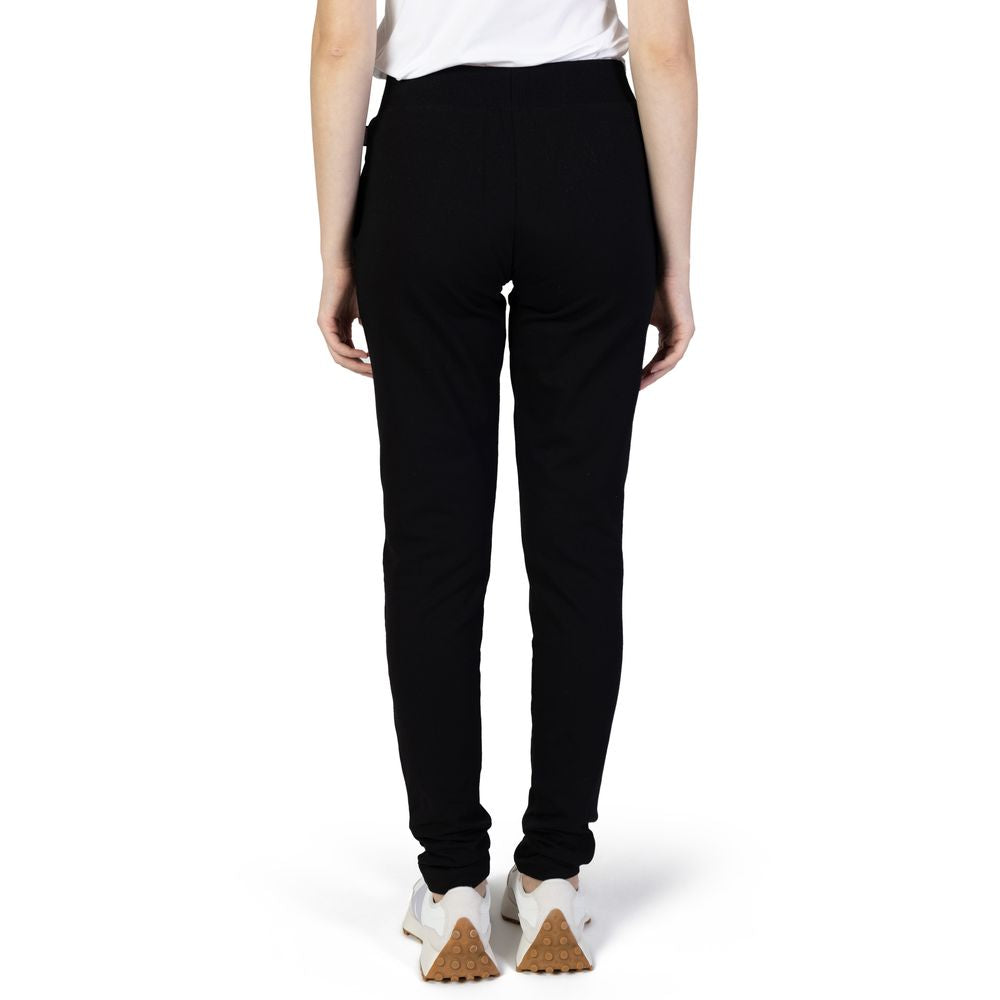 Black Cotton Jeans & Pant