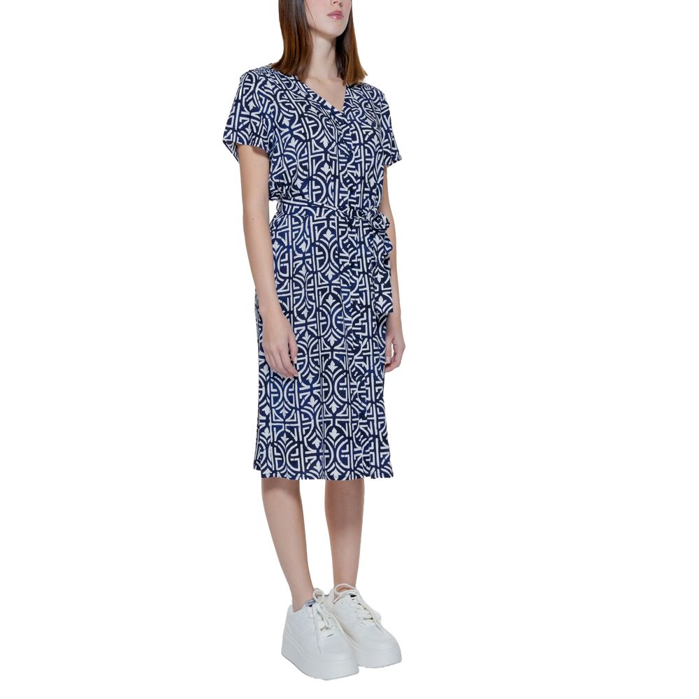 Blue Viscose Dress