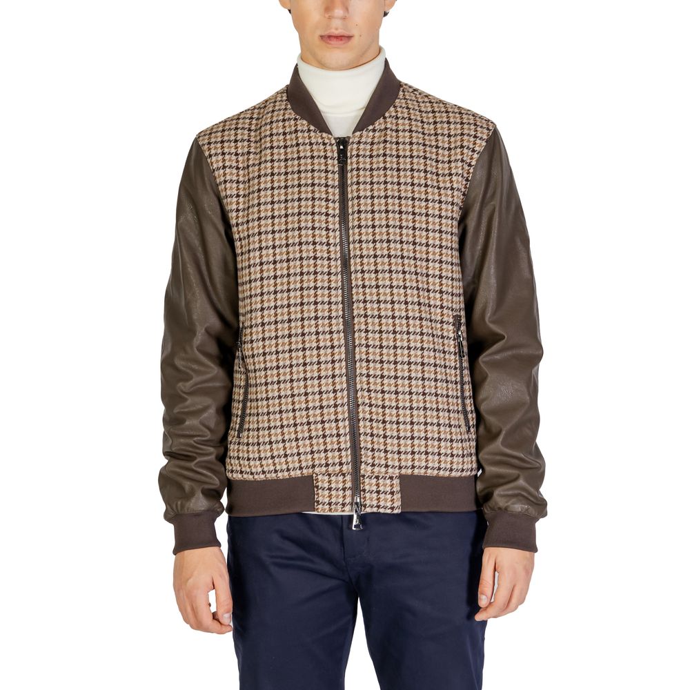 Brown Polyester Jacket