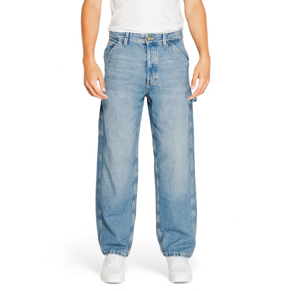 Blue Cotton Jeans & Pant