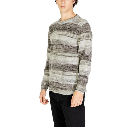 Gray Polyacrylic Sweater