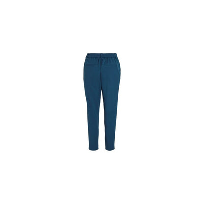 Blue Polyester Jeans & Pant