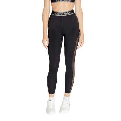 Black Polyester Jeans & Pant