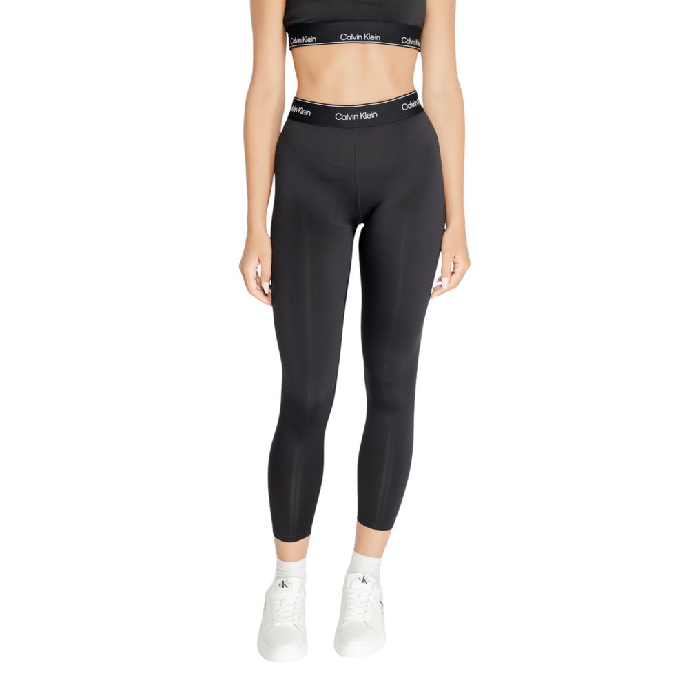 Black Polyester Jeans & Pant