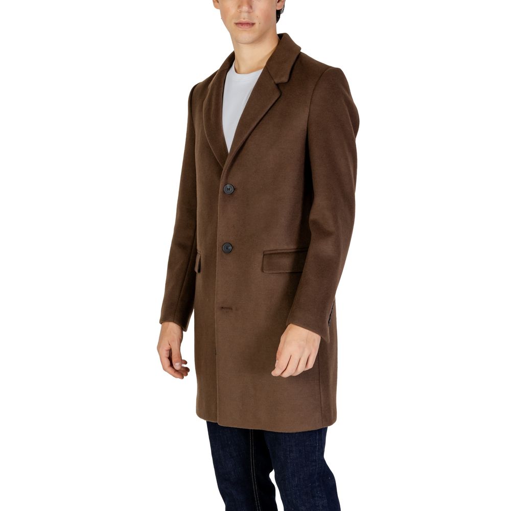 Brown Polyester Jacket