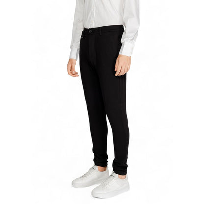 Black Viscose Jeans & Pant