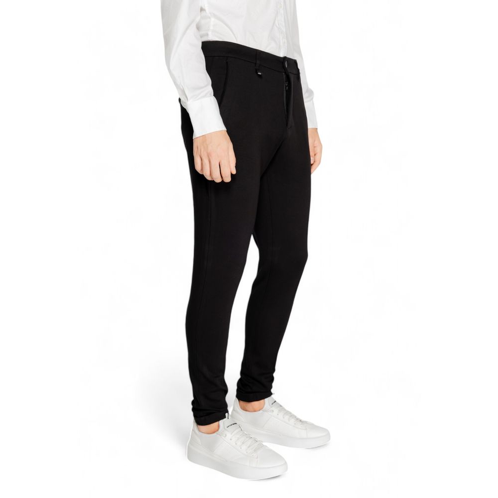 Black Viscose Jeans & Pant