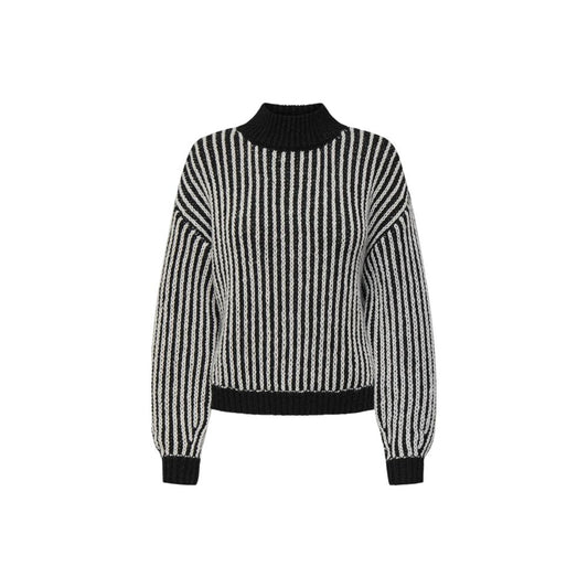 Black Polyester Sweater