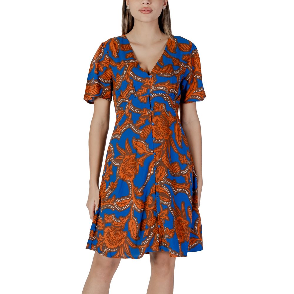 Blue Viscose Dress