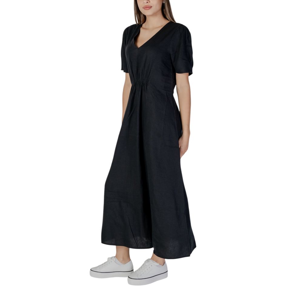 Black Linen Dress