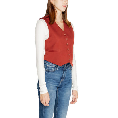 Red Polyester Vest